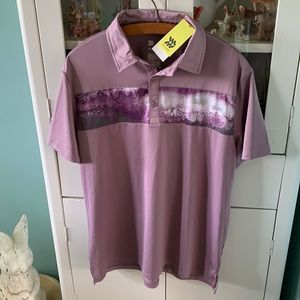 All In Motion golf shirt sz M purple nwt